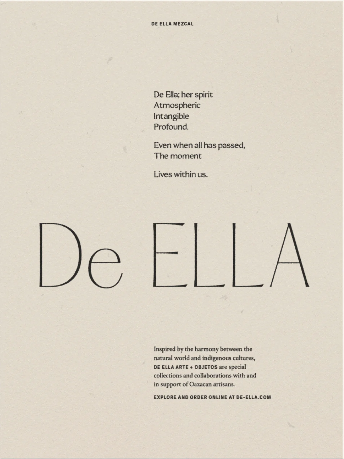 De Ella Mezcal